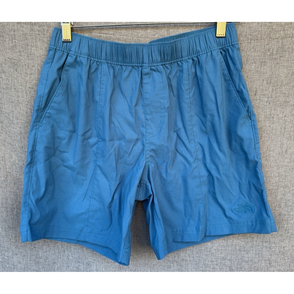 The North Face Class V Dual Shorts Mens Small Banff Blue 7" Inseam Swim Hike
